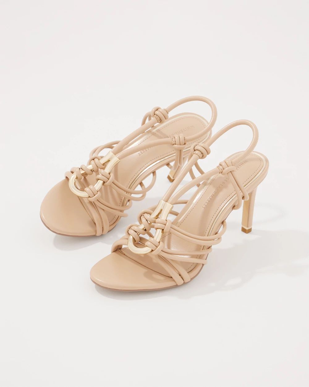 Neutral Strappy Sandal | White House Black Market